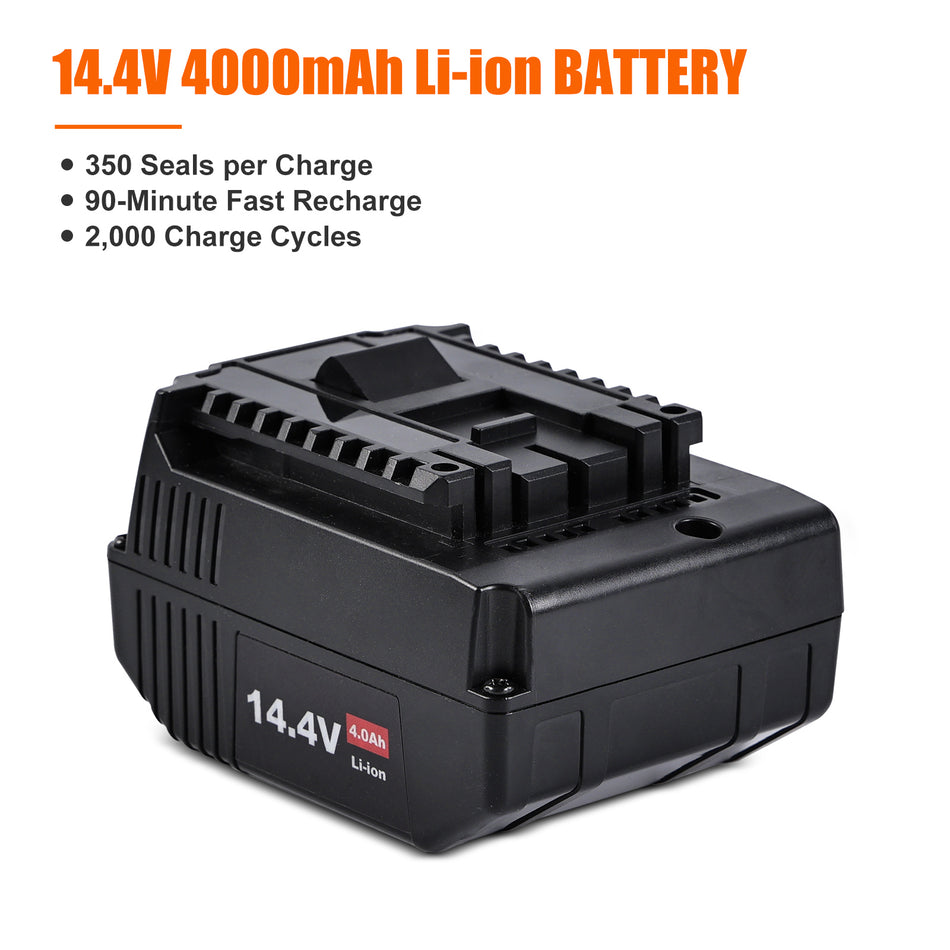 Rockcub 14.4V 4,000 mAh Replacement Lithium-ion Battery for RCV2 Handheld Electric Strapping Machine