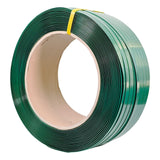 Rockcub Polyester PET Strapping Roll, 1,000' Length x 5/8" Width x 0.035" Thickness, 1,000 lbs Break Strength 8" Coil Core, Green, Heavy Duty Straps for Pallets, Lumber & Industrial Packaging