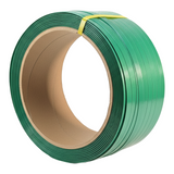 Rockcub Polyester PET Strapping Roll, 1,000' Length x 5/8" Width x 0.035" Thickness, 1,000 lbs Break Strength 8" Coil Core, Green, Heavy Duty Straps for Pallets, Lumber & Industrial Packaging
