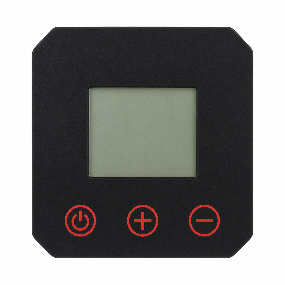 Rockcub RCV2 replacement LCD control panel BE1007025, black panel with screen and power, plus and minus buttons